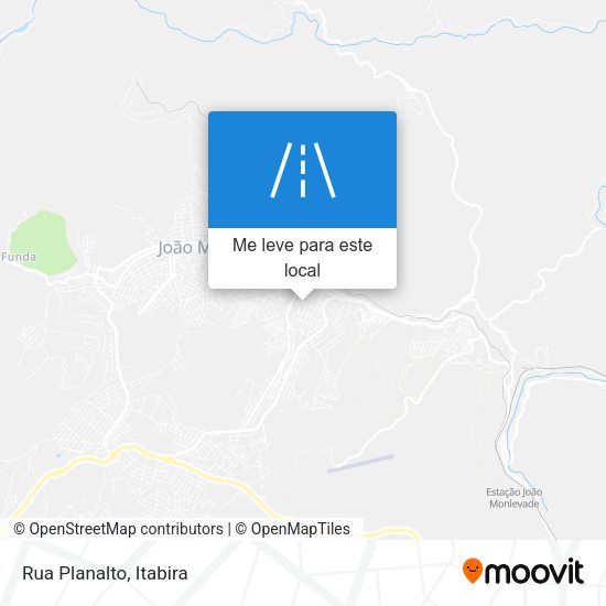 Rua Planalto mapa