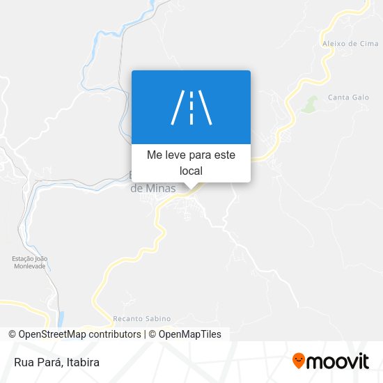 Rua Pará mapa