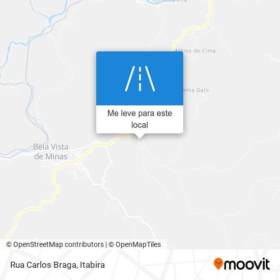 Rua Carlos Braga mapa