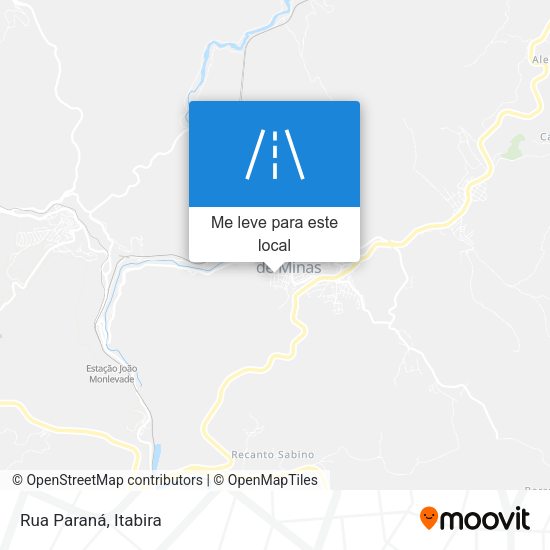 Rua Paraná mapa