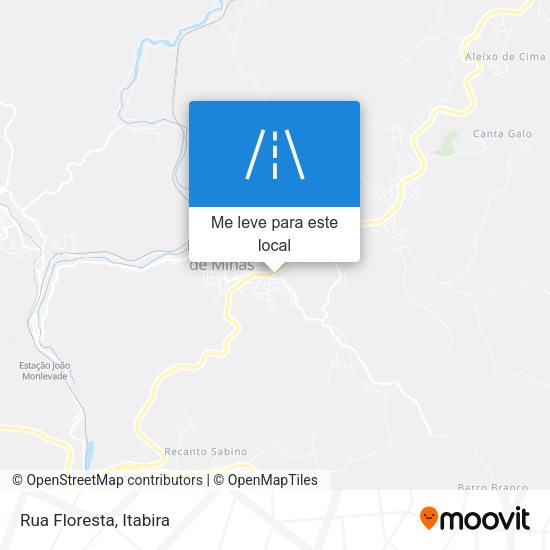 Rua Floresta mapa