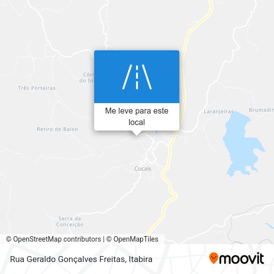 Rua Geraldo Gonçalves Freitas mapa