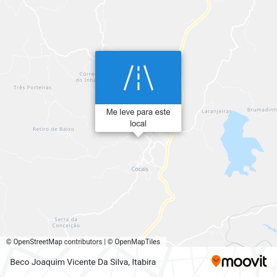 Beco Joaquim Vicente Da Silva mapa