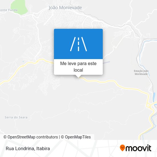 Rua Londrina mapa