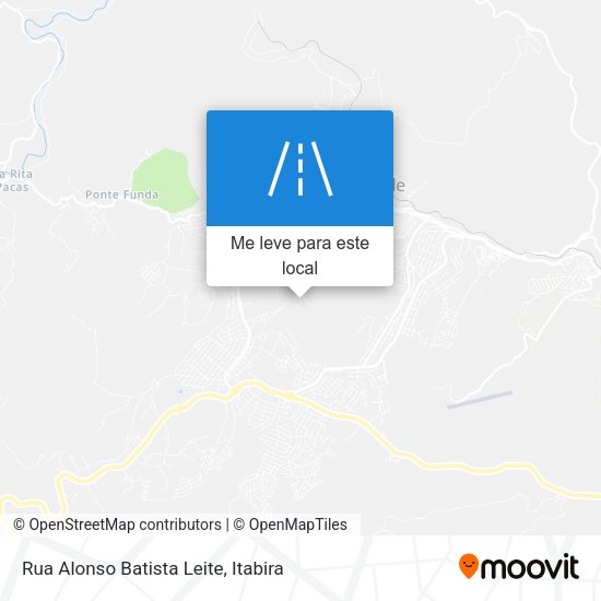 Rua Alonso Batista Leite mapa