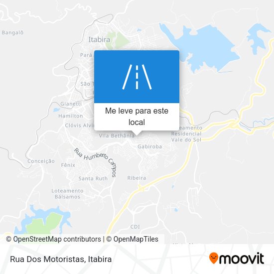 Rua Dos Motoristas mapa