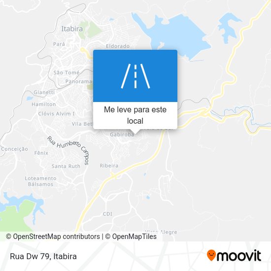 Rua Dw 79 mapa