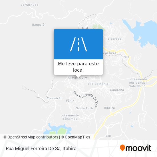 Rua Miguel Ferreira De Sa mapa