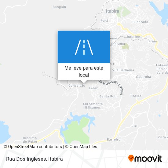 Rua Dos Ingleses mapa