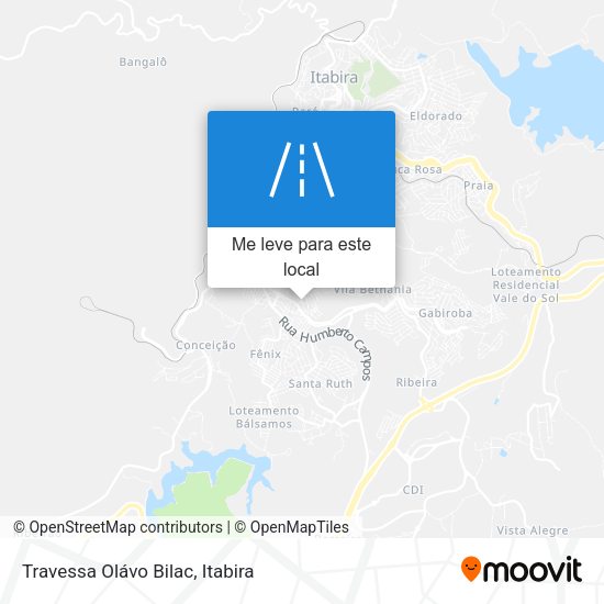 Travessa Olávo Bilac mapa