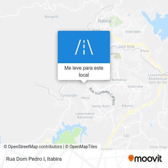 Rua Dom Pedro I mapa