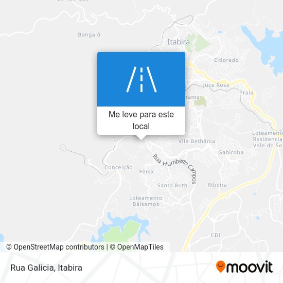 Rua Galicia mapa