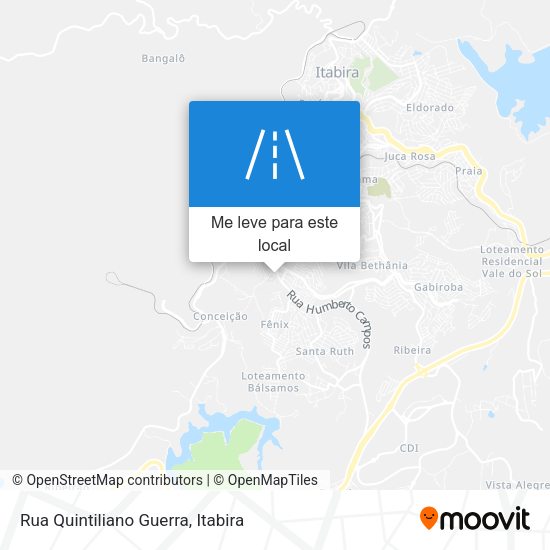 Rua Quintiliano Guerra mapa