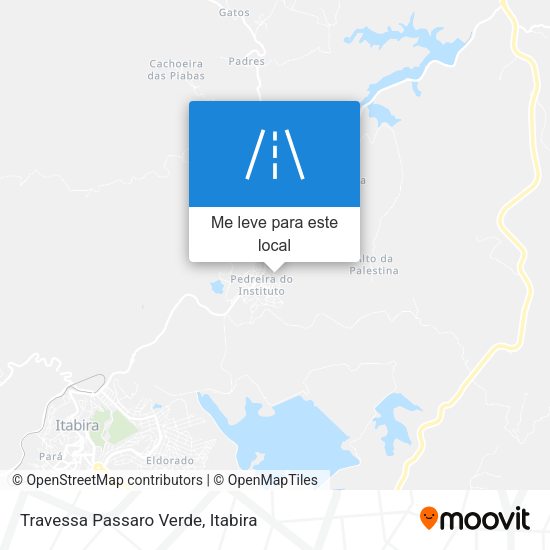 Travessa Passaro Verde mapa