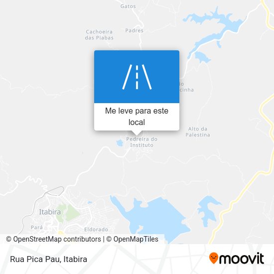 Rua Pica Pau mapa