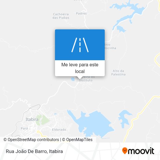 Rua João De Barro mapa