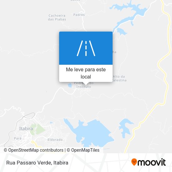 Rua Passaro Verde mapa