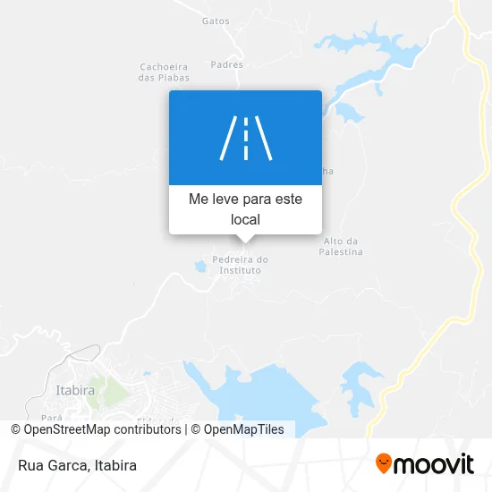Rua Garca mapa