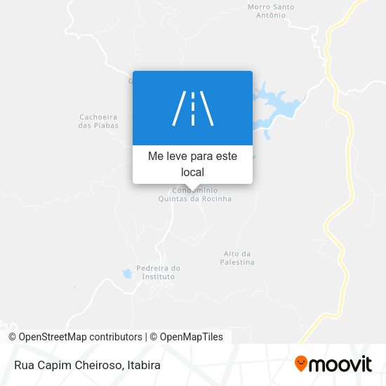 Rua Capim Cheiroso mapa