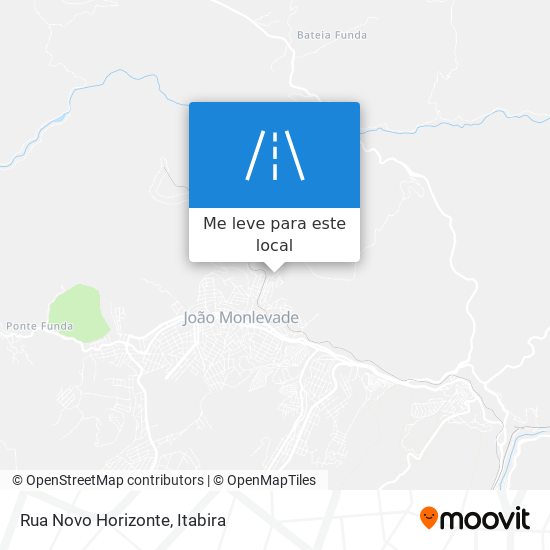 Rua Novo Horizonte mapa