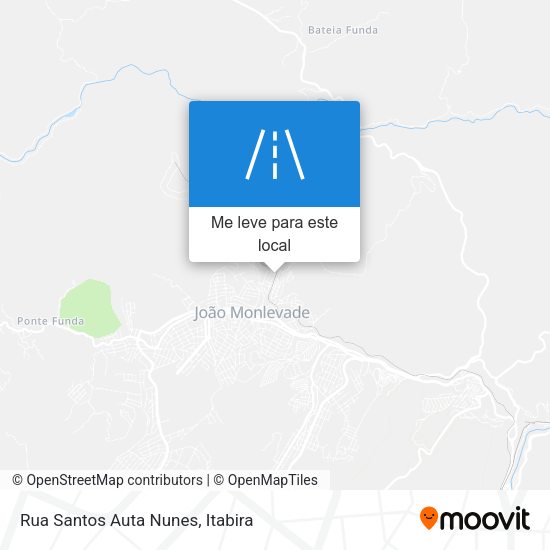 Rua Santos Auta Nunes mapa