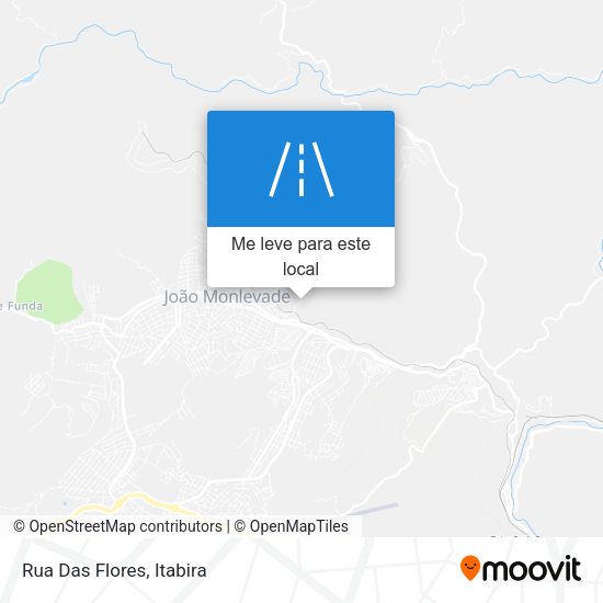 Rua Das Flores mapa