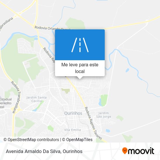 Avenida Arnaldo Da Silva mapa