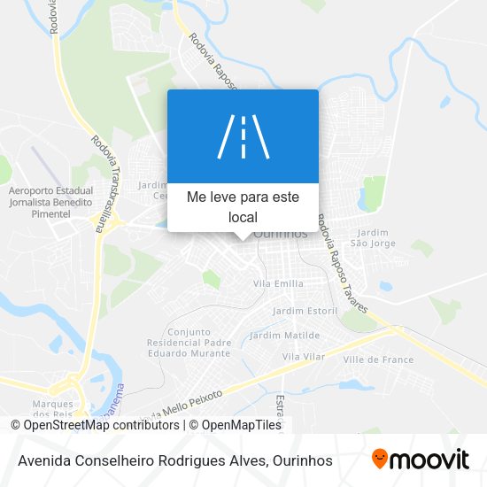 Avenida Conselheiro Rodrigues Alves mapa