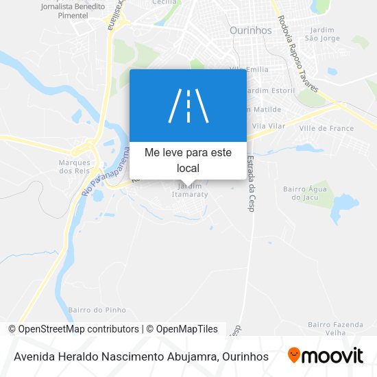 Avenida Heraldo Nascimento Abujamra mapa