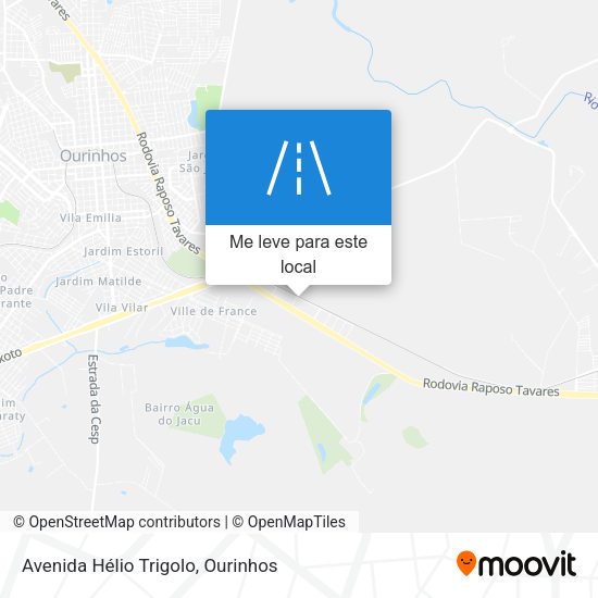 Avenida Hélio Trigolo mapa