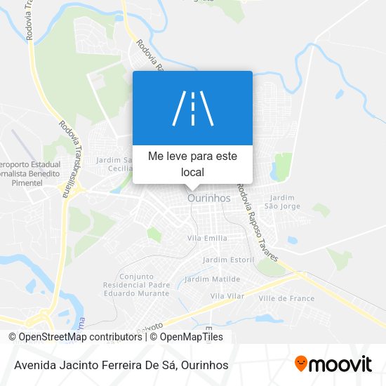 Avenida Jacinto Ferreira De Sá mapa