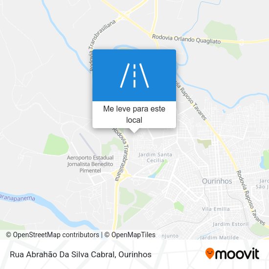 Rua Abrahão Da Silva Cabral mapa