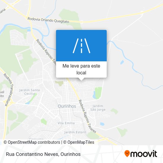 Rua Constantino Neves mapa