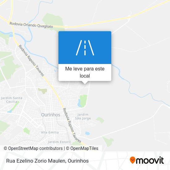 Rua Ezelino Zorio Maulen mapa