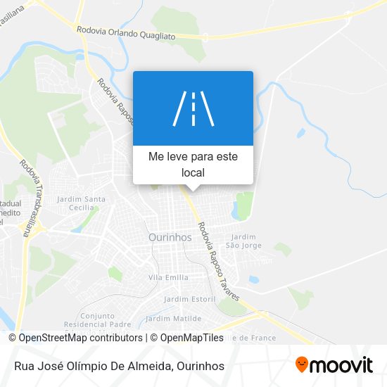 Rua José Olímpio De Almeida mapa