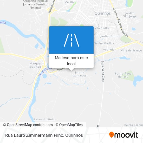 Rua Lauro Zimmermann Filho mapa