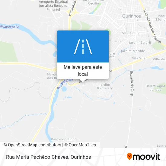 Rua Maria Pachêco Chaves mapa