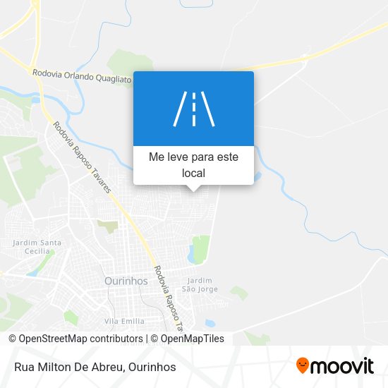 Rua Milton De Abreu mapa