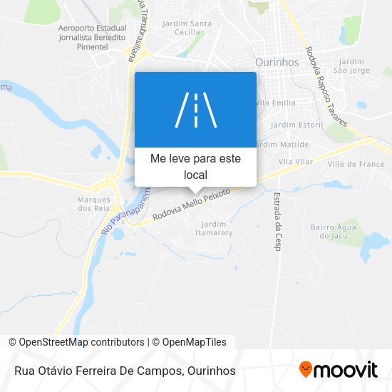 Rua Otávio Ferreira De Campos mapa