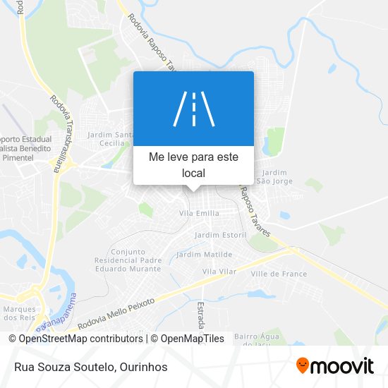 Rua Souza Soutelo mapa