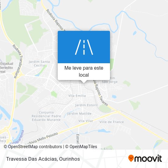 Travessa Das Acácias mapa