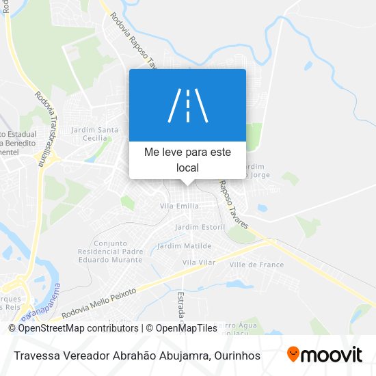 Travessa Vereador Abrahão Abujamra mapa