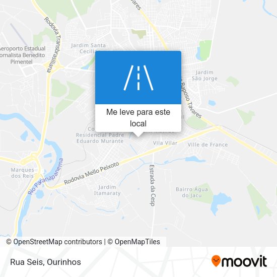 Rua Seis mapa