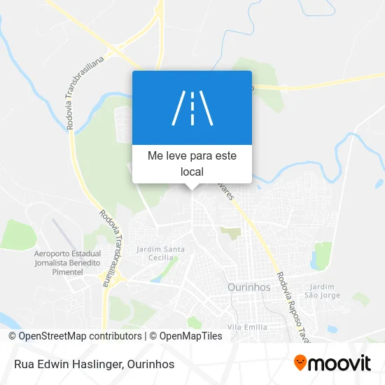 Rua Edwin Haslinger mapa