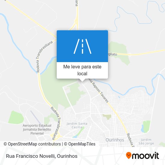 Rua Francisco Novelli mapa