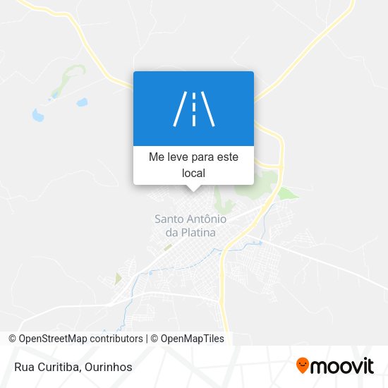 Rua Curitiba mapa
