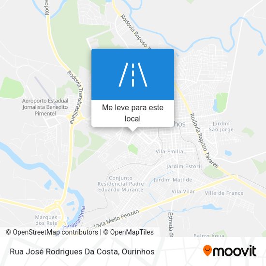 Rua José Rodrigues Da Costa mapa