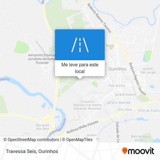 Travessa Seis mapa