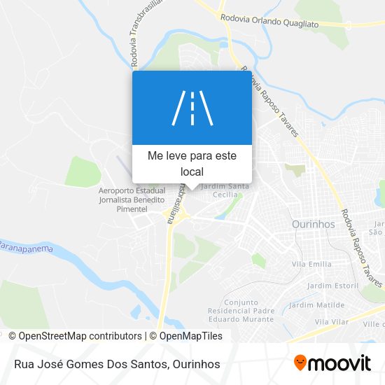 Rua José Gomes Dos Santos mapa
