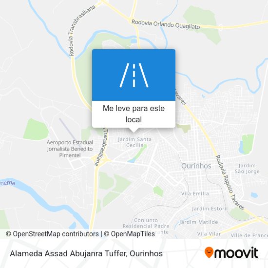 Alameda Assad Abujanra Tuffer mapa